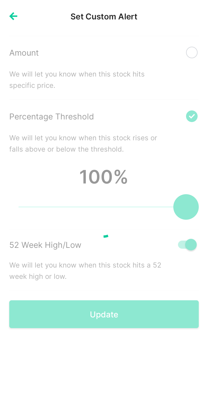  Bamboo Set Alert user flow UI screenshot