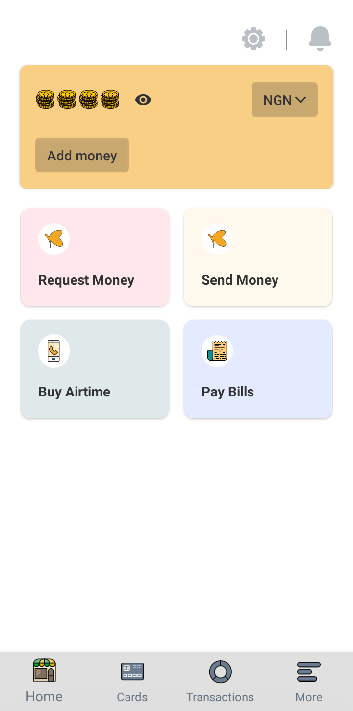  Barter Login  ui screens