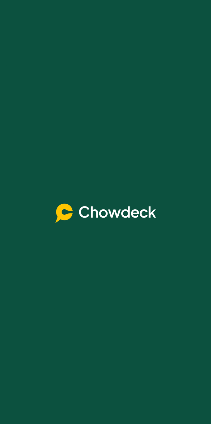 Chowdeck App Screenshots