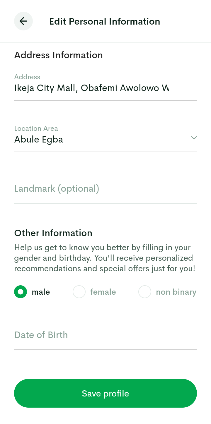  Edenlife Add Location user flow UI screenshot