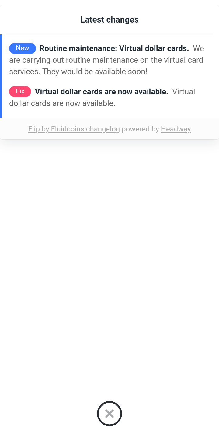  Fluidcoins Notification user flow UI screenshot