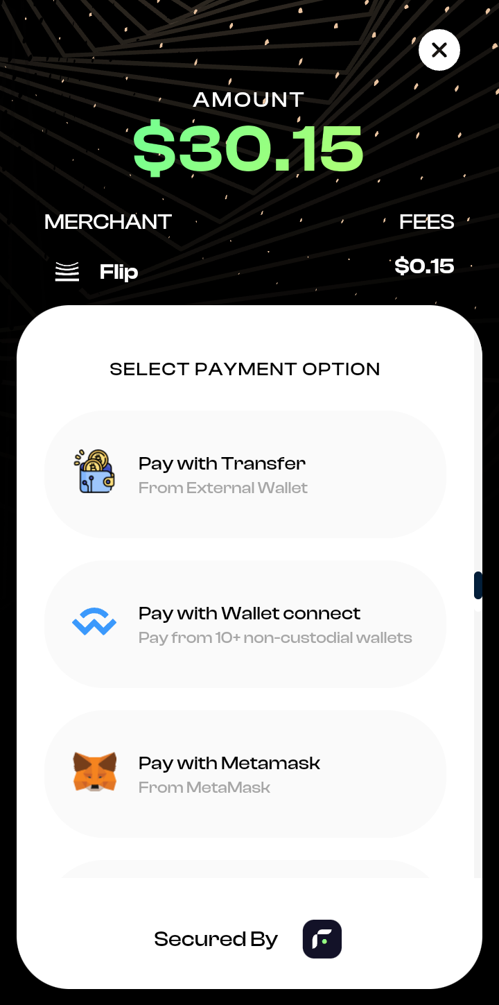  Fluidcoins Withdrawal user flow UI screenshot