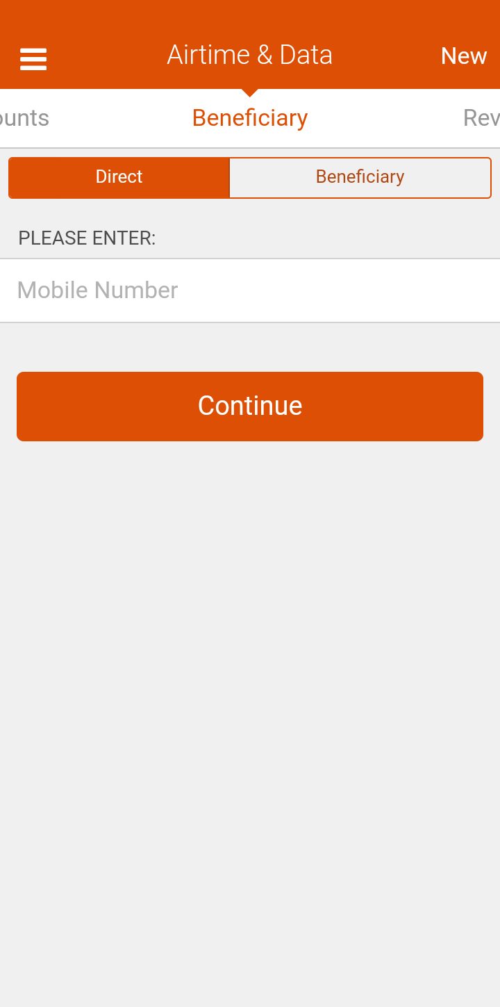  Gtbank Purchase Airtime  ui screens