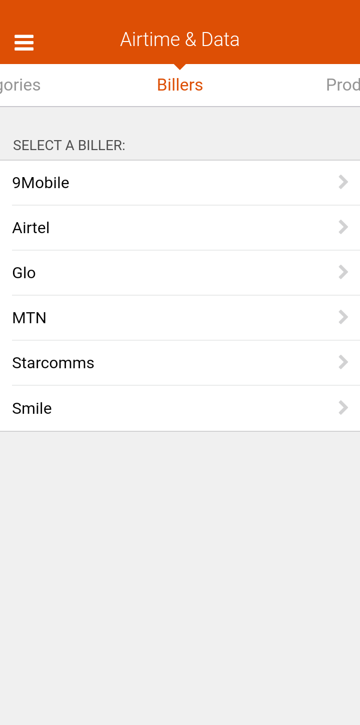  Gtbank Purchase Airtime  ui screens